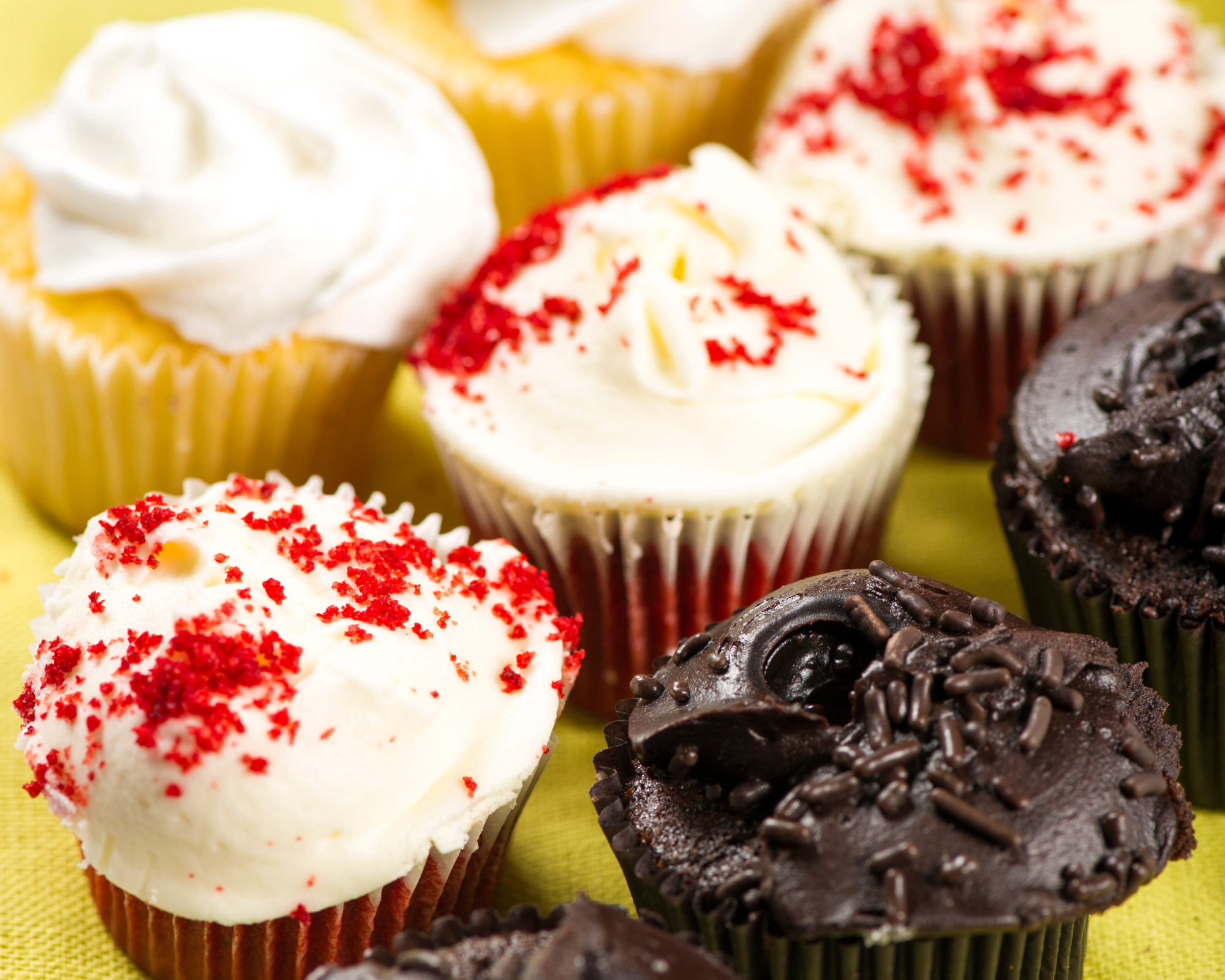 Classic Flavors | Simply Sweet Mini Cupcakes | One Dozen | Assorted image 0