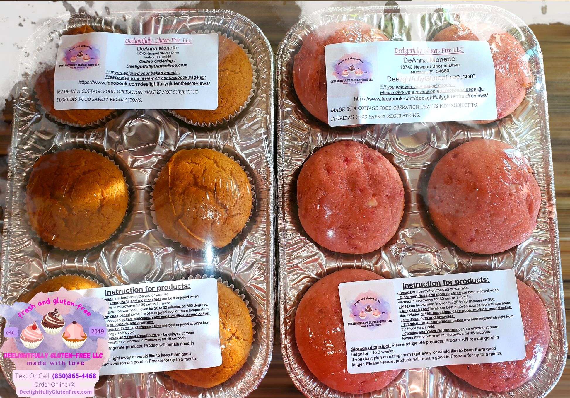 Mixed Berry Muffins | Half Dozen | Standard Size image 2